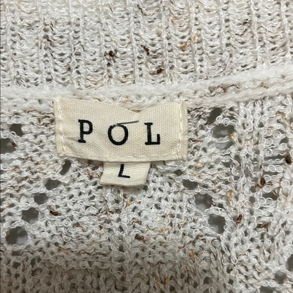 NEW POL Beige Textured Women's Tunic - Picture 6 of 6